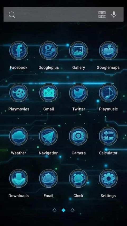 Laser Tech Theme-Solo Launcher 2 تصوير الشاشة