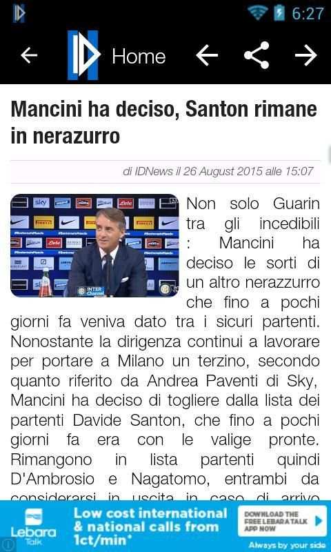 Inter Dipendenza screenshot 3