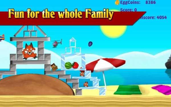 Angry Egg Bird vs Fox स्क्रीनशॉट 1