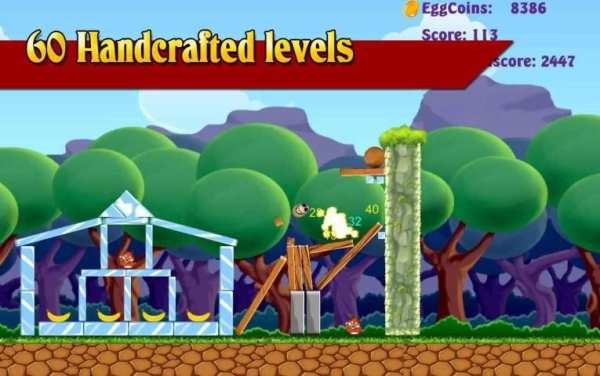 Angry Egg Bird vs Fox स्क्रीनशॉट 8