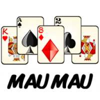 Mau Mau - Card game logo