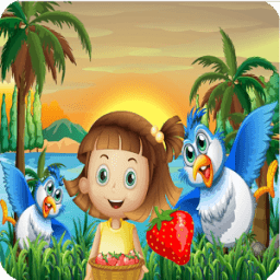 Adventure strawberry Jungle أيقونة
