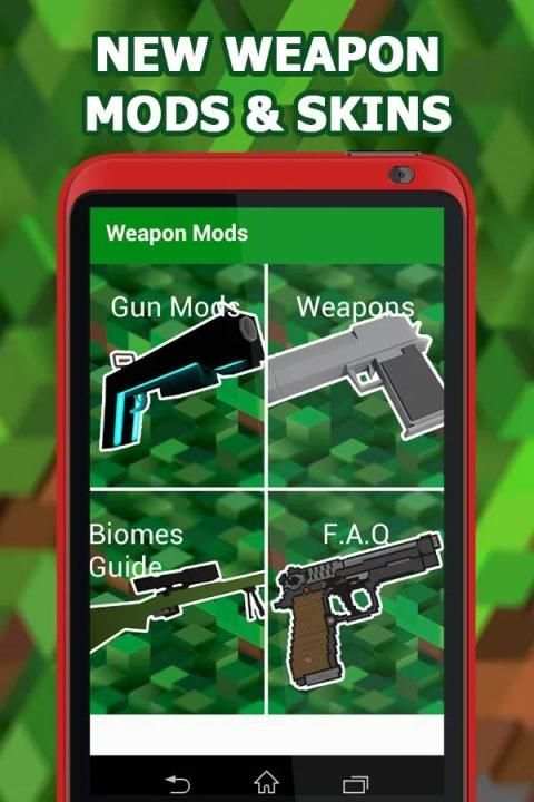 Gun Mod for Minecraft PE 3 تصوير الشاشة