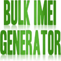 Bulk IMEI Generator