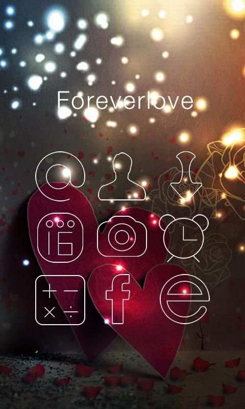 Forever Love Theme 5 تصوير الشاشة