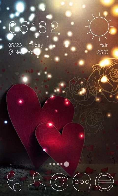 Forever Love Theme 4 تصوير الشاشة