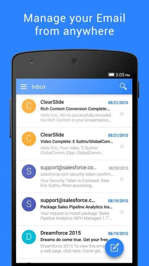 ClearSlide Mail screenshot 3