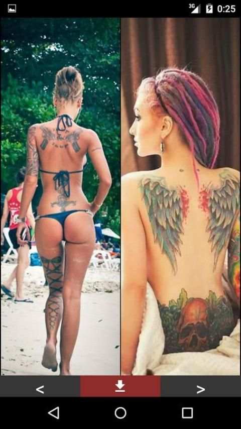 Sexy Girls Tattoos screenshot 1
