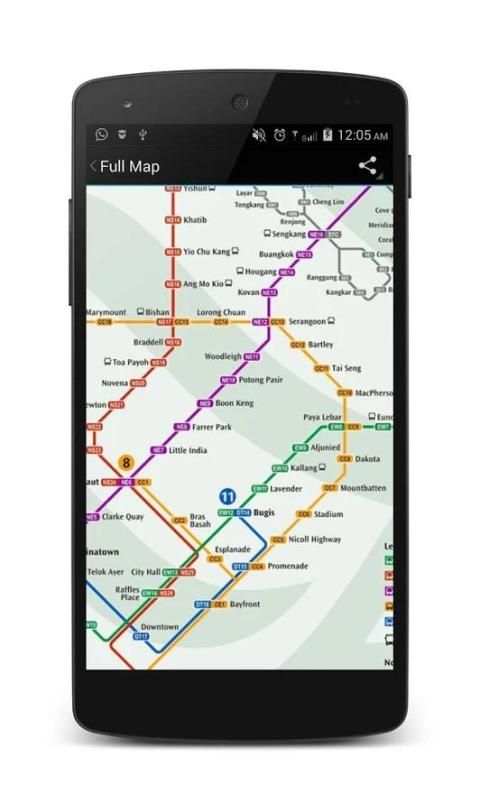 MRT Map Singapore screenshot 2