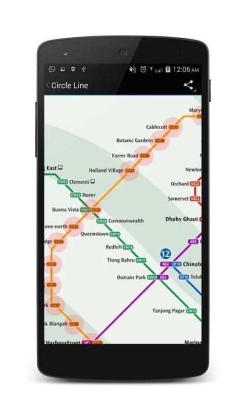 MRT Map Singapore screenshot 1