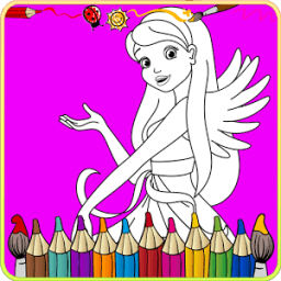 Princess Shopping Coloring आइकन