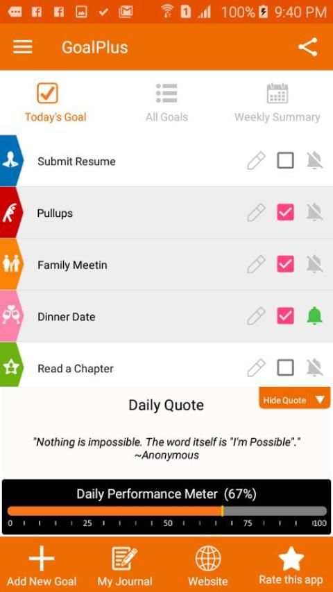Goalplusapp.com - Goal Plus screenshot 6