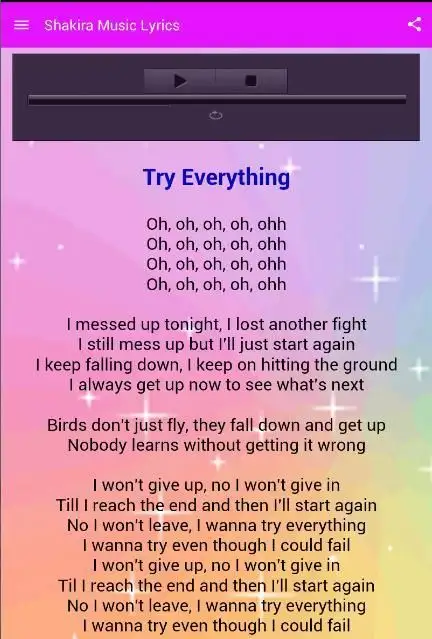 Shakira Music Lyrics На Андроид App Скачать - 9Apps