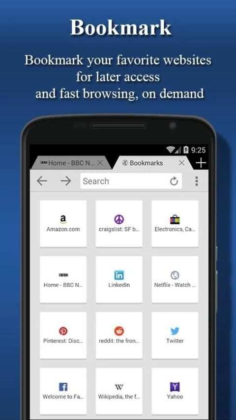 Internet Web Explorer Browser 1 تصوير الشاشة