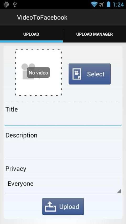 Video Uploader For Facebook screenshot 4