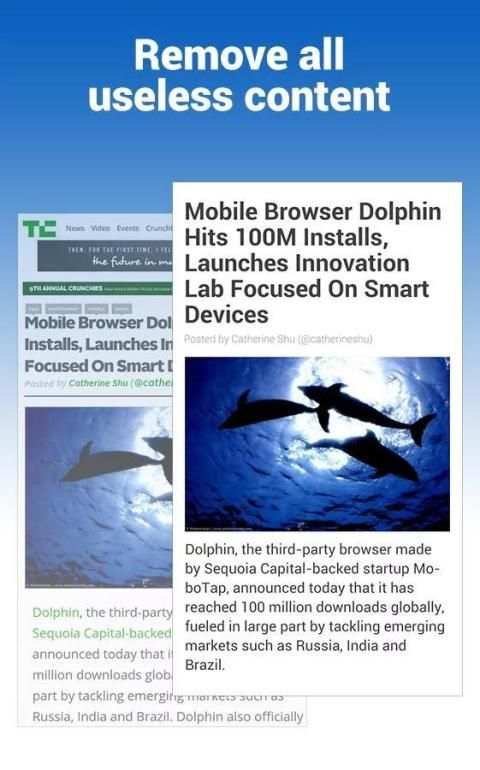 Dolphin Reader for Android स्क्रीनशॉट 3