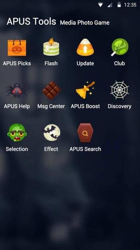 HALLOWEEN-Tema APUS Launcher screenshot 1