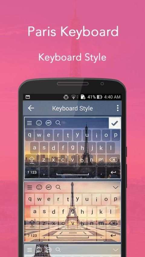 Paris Keyboard screenshot 5
