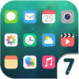 Launcher android theme for ios أيقونة