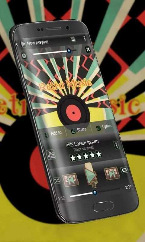 Retro music PlayerPro Skin screenshot 5