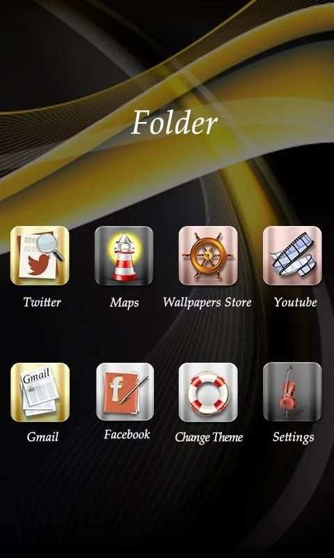 Gentry Life GO Launcher Theme 3 تصوير الشاشة