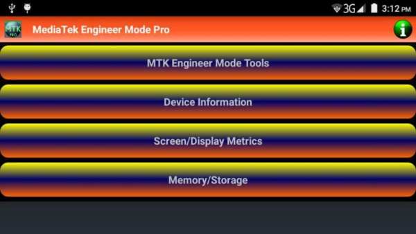 MediaTek Engineer Mode Pro स्क्रीनशॉट 4
