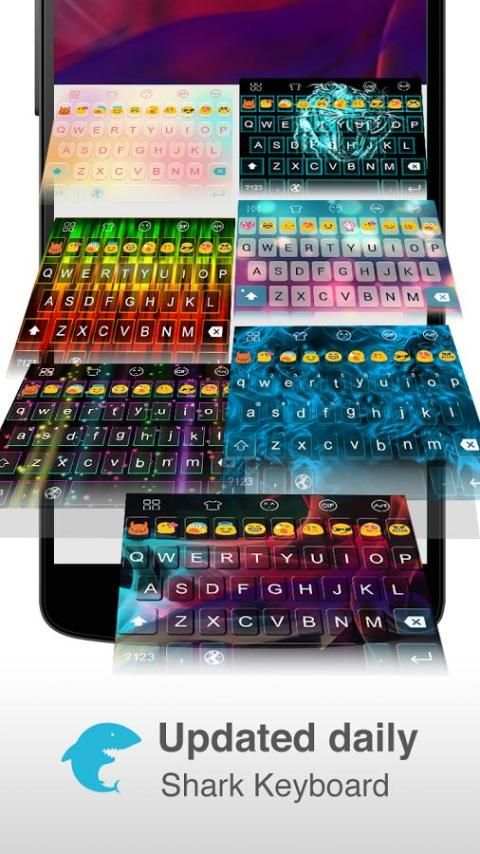 Emoji-Gif Shark Input Keyboard स्क्रीनशॉट 7