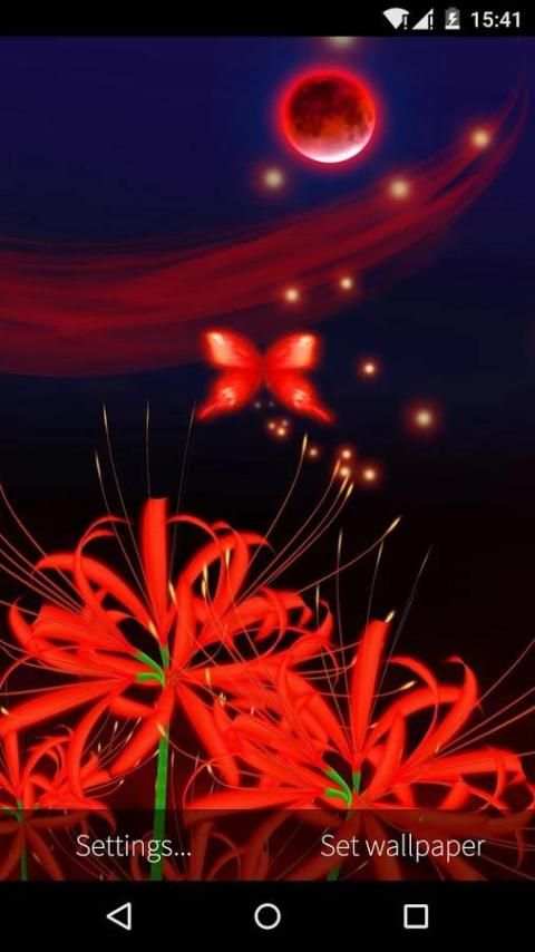 3D Butterfly Flower Wallpaper 3 تصوير الشاشة