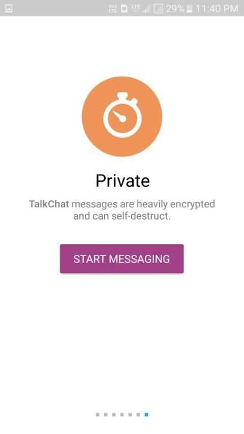 TalkChat Messenger 1 تصوير الشاشة