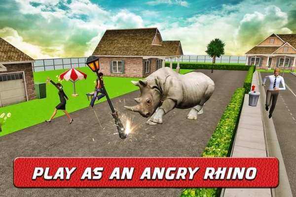 Angry Rhino Revenge Simulator screenshot 10