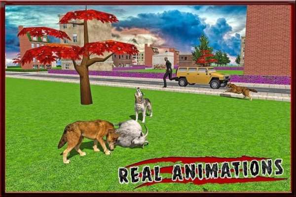 Crazy Wolf City Revenge screenshot 1