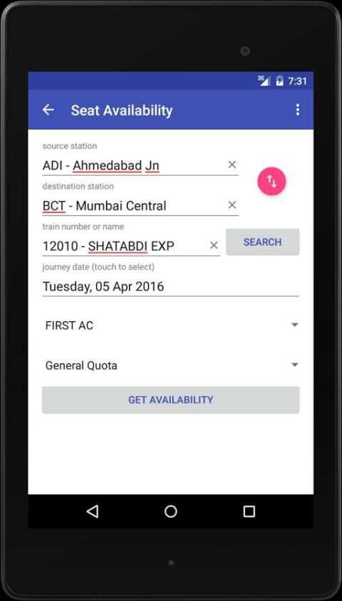 Indian Rail Enquiry 3 تصوير الشاشة
