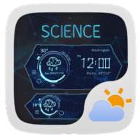 Science Weather Widget Theme on 9Apps