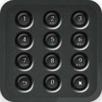 AppLock Theme Black Texture on 9Apps