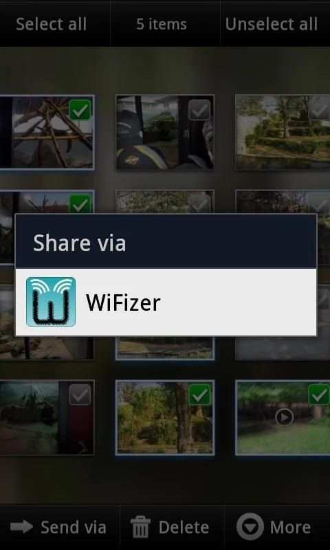 WiFizer - wifi file sharing screenshot 1