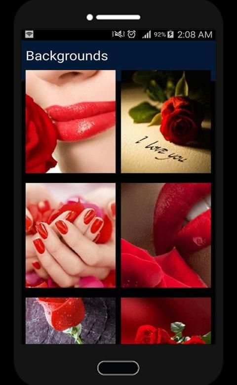 Red Rose Flowers Screen Lock screenshot 4