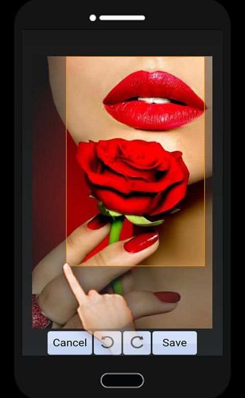 Red Rose Flowers Screen Lock screenshot 2