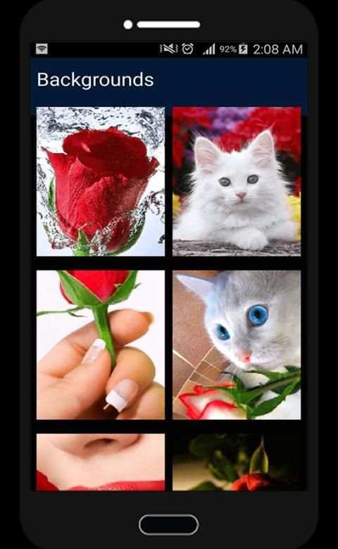 Red Rose Flowers Screen Lock screenshot 5