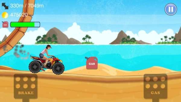 Hill Racing: ATV Rally screenshot 2