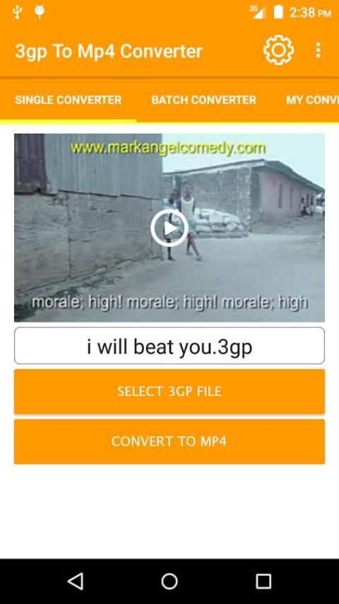 3gp To Mp4 Converter 7 تصوير الشاشة