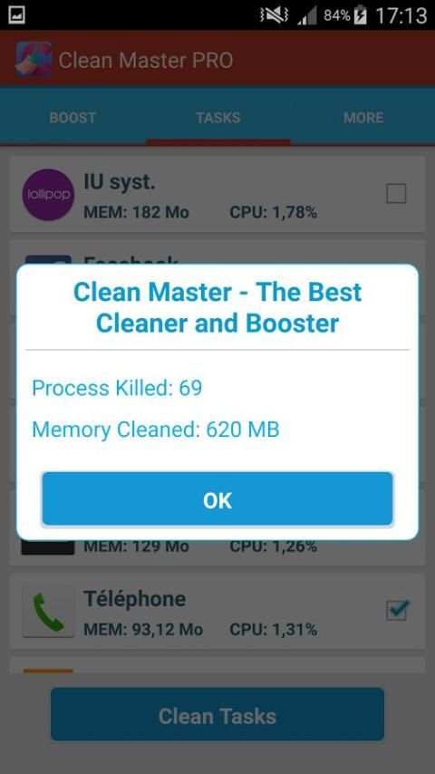 Cleaner Master screenshot 2