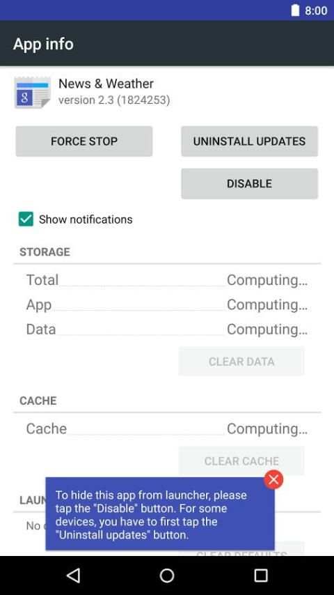 2 Hide Apps (hide system apps) скриншот 3