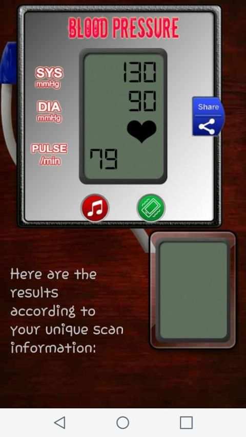Blood Pressure Scanner Prank screenshot 1
