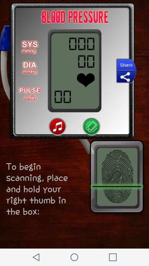 Blood Pressure Scanner Prank 2 تصوير الشاشة