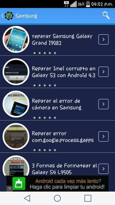Reparar Celular Android 2 تصوير الشاشة