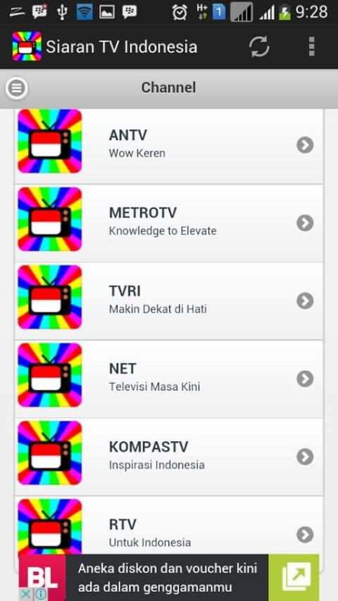 Siaran TV Indonesia 2 تصوير الشاشة