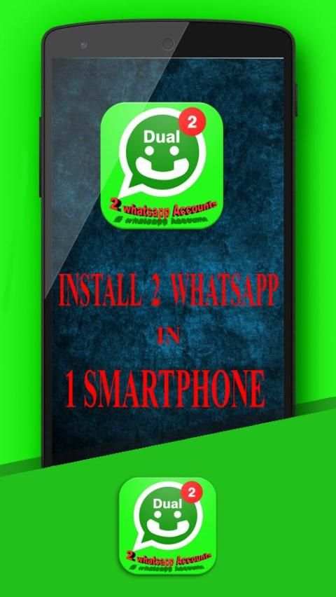 open 2 accounts whatsapp Prank screenshot 1
