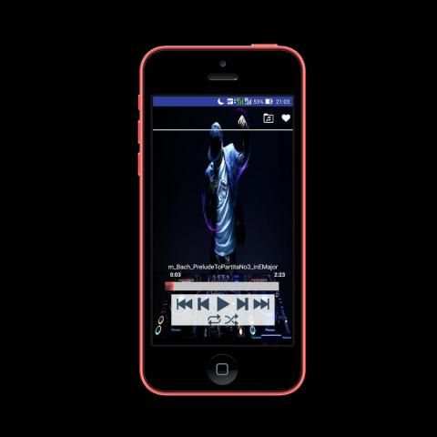 Default Music Player screenshot 2