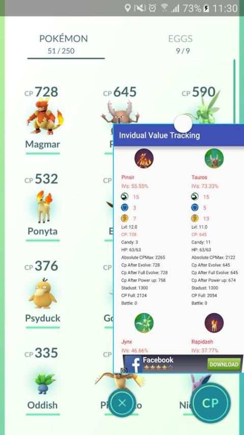 IVs for PokémonGo 4 تصوير الشاشة