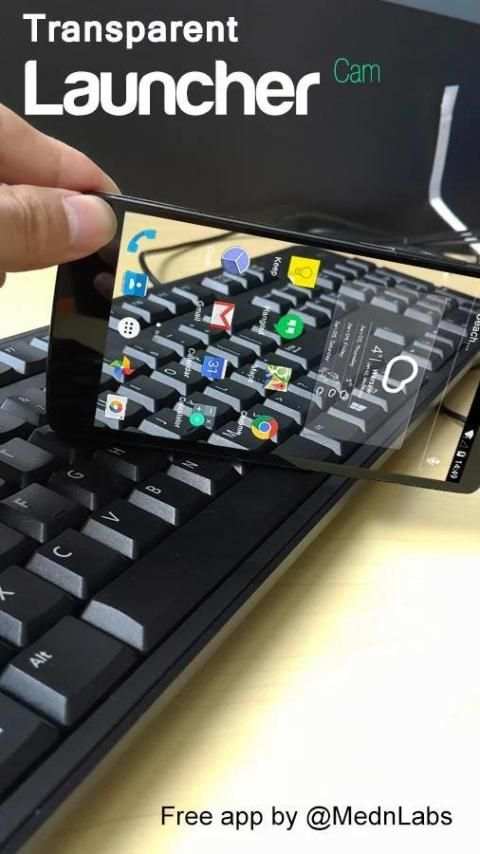 Transparan Launcher screenshot 4